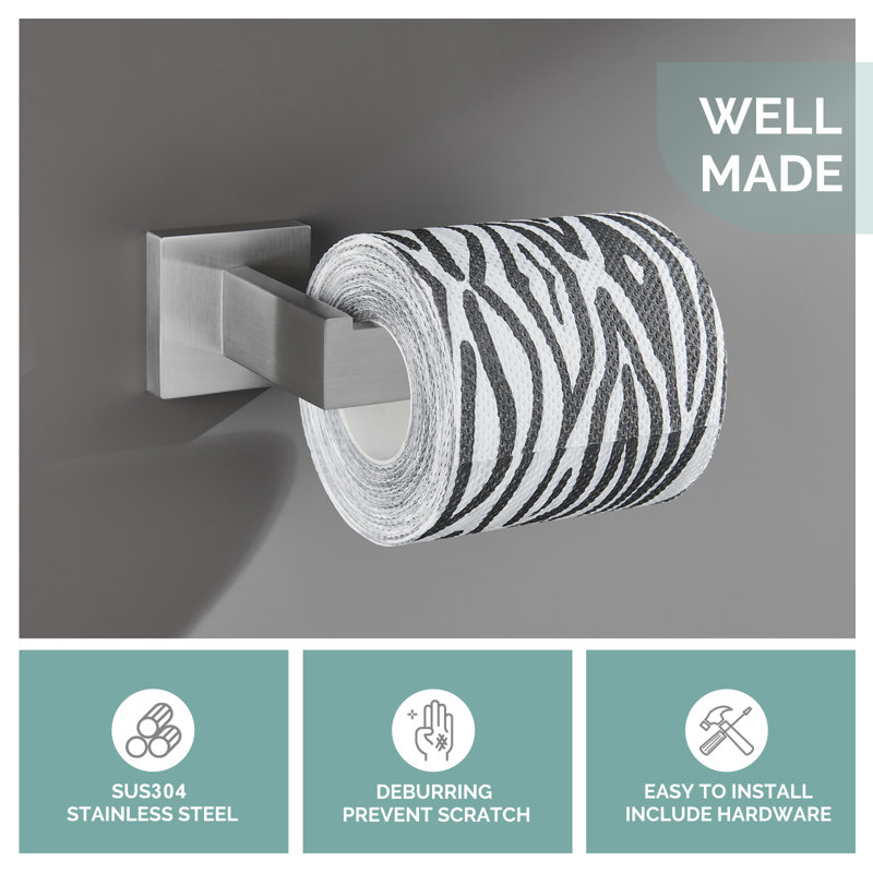 AngleSimple Wall Mount Toilet Paper Holder & Reviews | Wayfair